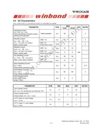 W9812G6JB-6I Datasheet Page 14