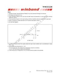 W9812G6JB-6I Datasheet Page 16