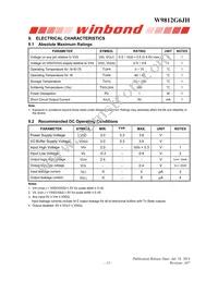 W9812G6JH-5 Datasheet Page 13
