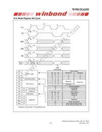 W9812G6JH-5 Datasheet Page 20