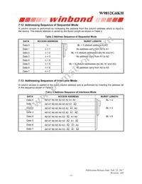 W9812G6KH-6I Datasheet Page 9