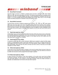 W9816G6IB-6 Datasheet Page 8