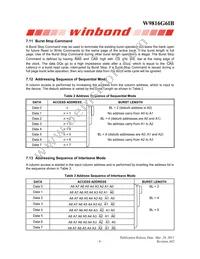 W9816G6IB-6 Datasheet Page 9