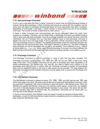 W9816G6IB-6 Datasheet Page 10