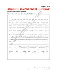 W9816G6IB-6 Datasheet Page 21