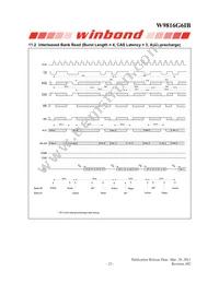 W9816G6IB-6 Datasheet Page 22