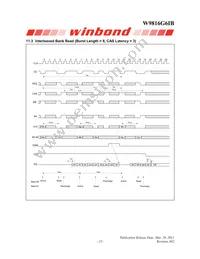W9816G6IB-6 Datasheet Page 23