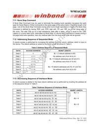 W9816G6IH-6I Datasheet Page 9