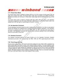 W9816G6IH-6I Datasheet Page 11