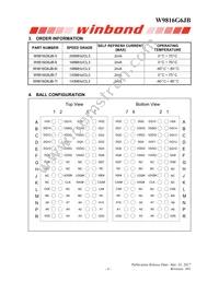 W9816G6JB-6I Datasheet Page 4