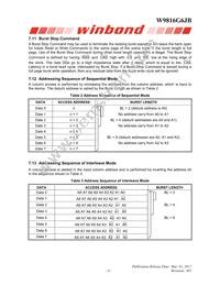 W9816G6JB-6I Datasheet Page 9