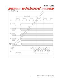 W9816G6JB-6I Datasheet Page 18