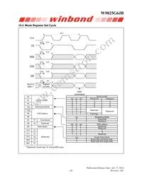 W9825G2JB-6I Datasheet Page 20