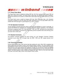 W9825G6EH-6 Datasheet Page 11