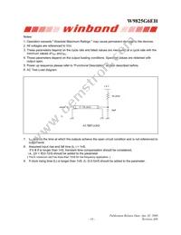 W9825G6EH-6 Datasheet Page 16