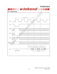 W9825G6EH-6 Datasheet Page 18