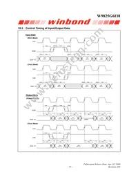 W9825G6EH-6 Datasheet Page 19