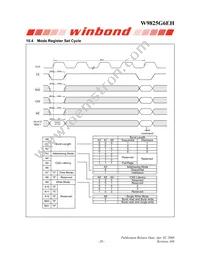 W9825G6EH-6 Datasheet Page 20