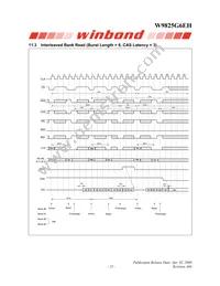 W9825G6EH-6 Datasheet Page 23