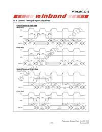 W9825G6JH-6I TR Datasheet Page 19