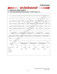 W9825G6KH-6I Datasheet Page 21