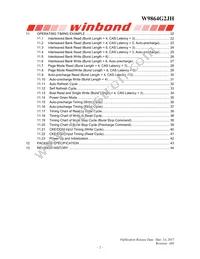 W9864G2JH-6 Datasheet Page 2
