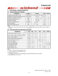 W9864G2JH-6 Datasheet Page 14
