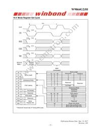 W9864G2JH-6 Datasheet Page 21