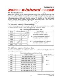 W9864G6IH-6 Datasheet Page 9