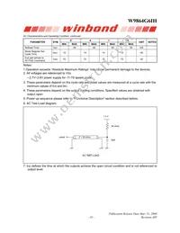 W9864G6IH-6 Datasheet Page 16