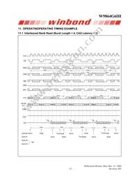 W9864G6IH-6 Datasheet Page 22