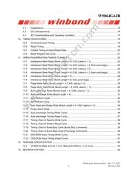 W9864G6JB-6 Datasheet Page 2