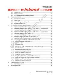 W9864G6JH-5 Datasheet Page 2
