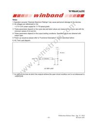 W9864G6JH-5 Datasheet Page 16