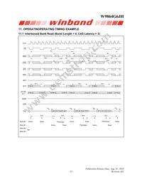 W9864G6JH-5 Datasheet Page 22