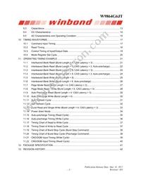 W9864G6JT-6 Datasheet Page 2