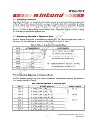W9864G6JT-6 Datasheet Page 9