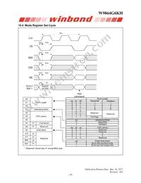 W9864G6KH-6I Datasheet Page 20