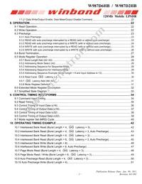 W987D2HBJX7E Datasheet Page 2