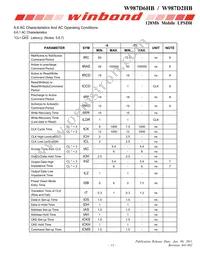 W987D2HBJX7E Datasheet Page 12