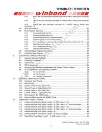 W988D2FBJX7E Datasheet Page 2