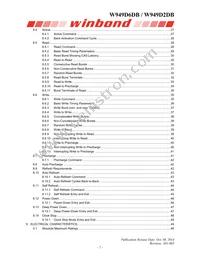 W989D2DBJX6I Datasheet Page 2