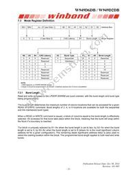 W989D2DBJX6I Datasheet Page 14