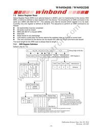 W989D2DBJX6I Datasheet Page 18