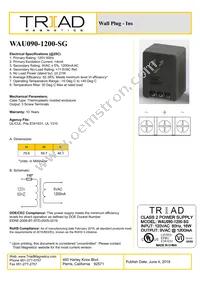 WAU090-1200-SG Datasheet Cover