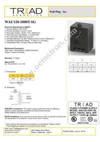 WAU120-1000T-SG Cover