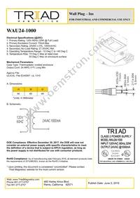 WAU24-1000 Datasheet Cover