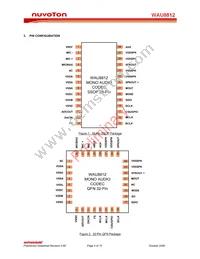 WAU8812RG TR Datasheet Page 2