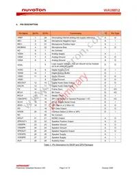 WAU8812RG TR Datasheet Page 3