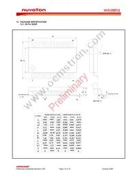 WAU8812RG TR Datasheet Page 13